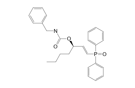 (R)-(E)-1-Diphenylphosphinoyl-3-[(N-benzylcarbamoyl)oxy]hept-1-ene