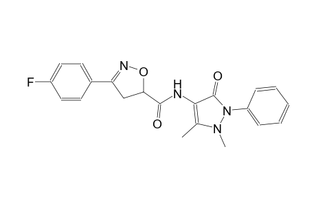 5-isoxazolecarboxamide, N-(2,3-dihydro-1,5-dimethyl-3-oxo-2-phenyl-1H-pyrazol-4-yl)-3-(4-fluorophenyl)-4,5-dihydro-