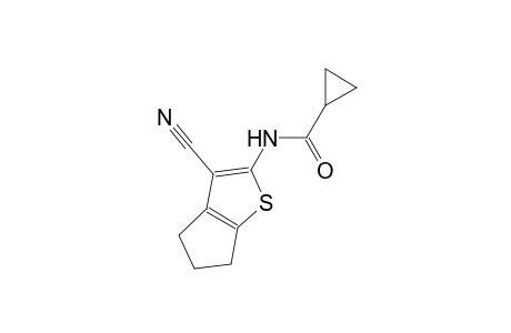 N-(3-cyano-5,6-dihydro-4H-cyclopenta[b]thien-2-yl)cyclopropanecarboxamide