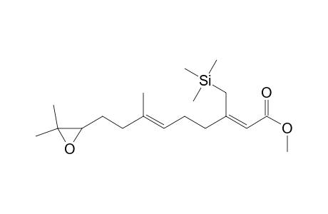 2,6-Nonadienoic acid, 9-(3,3-dimethyloxiranyl)-7-methyl-3-[(trimethylsilyl)methyl]-, methyl ester, (Z,E)-(.+-.)-