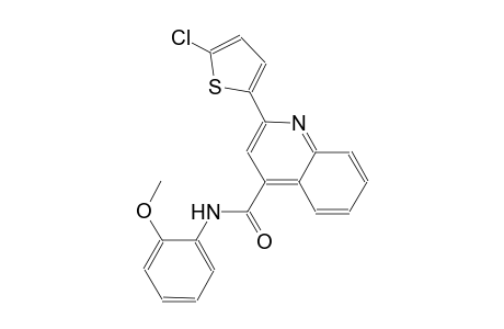 2-(5-chloro-2-thienyl)-N-(2-methoxyphenyl)-4-quinolinecarboxamide