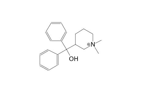 3-[hydroxy(diphenyl)methyl]-1,1-dimethylpiperidinium