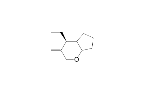 5.beta.-Ethyl-4-methylene-2-oxabicyclo[4.3.0]nonane