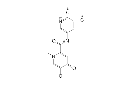 5-HYDROXY-1-METHYL-4(1H)-PYRIDINONE-2-CARBOXYLIC-ACID-PYRIDIN-3-YLAMIDE-DIHYDROCHLORIDE