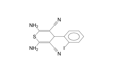2,6-Diamino-4-(2-iodophenyl)-4H-thiopyran-3,5-dicarbonitrile