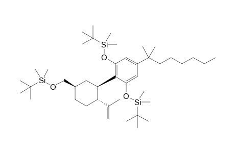 [(1R,3R,4R)-3-[2,6-bis[[tert-butyl(dimethyl)silyl]oxy]-4-(1,1-dimethylheptyl)phenyl]-4-isopropenyl-cyclohexyl]methoxy-tert-butyl-dimethyl-silane