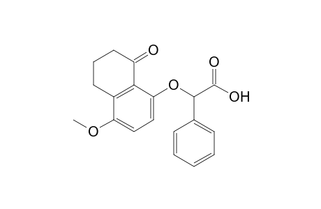 [(4-methoxy-8-oxo-5,6,7,8-tetrahydro-1-naphthyl)oxy]phenylacetic acid