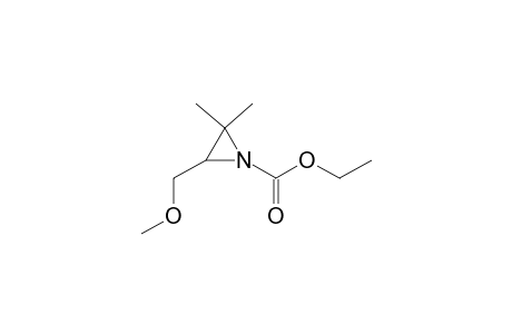 3-(methoxymethyl)-2,2-dimethyl-1-aziridinecarboxylic acid ethyl ester
