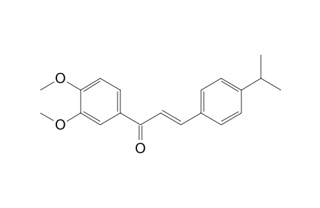 (E)-1-(3,4-dimethoxyphenyl)-3-(4-isopropylphenyl)prop-2-en-1-one