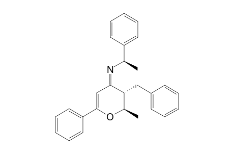 (.alpha.R,2R,3S,4E)-6-Phenyl-4-N-(.alpha.-methylbenzyl)imino-3-benzyl-2-methyl-2,3-dihydro-4H-pyran-4-one