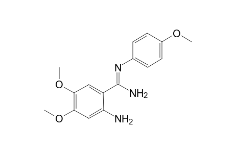 (Z)-2-Amino-4,5-dimethoxy-N'-(4-methoxyphenyl)-benzamidine