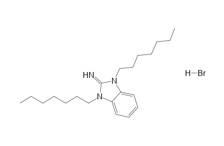 1,3-Diheptyl-2,3-dihydro-benzimidazole-2-imine - hydrobromide
