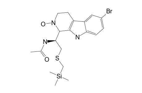 1-[1'-Acetamido-2'-(trimethylsilylmethylthio)ethyl]-6-bromo-2-hydroxy-1,2,3,4-tetrahydro-.beta.-carboline