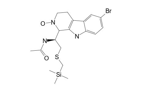 1-[1'-ACETAMIDO-2'-(TRIMETHYLSILYLMETHYLTHIO)-ETHYL]-6-BROMO-2-HYDROXY-1,2,3,4-TETRAHYDRO-BETA-CARBOLINE