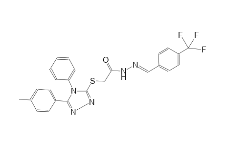 acetic acid, [[5-(4-methylphenyl)-4-phenyl-4H-1,2,4-triazol-3-yl]thio]-, 2-[(E)-[4-(trifluoromethyl)phenyl]methylidene]hydrazide