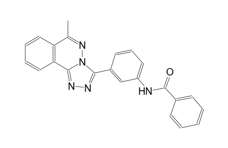 N-[3-(6-methyl[1,2,4]triazolo[3,4-a]phthalazin-3-yl)phenyl]benzamide