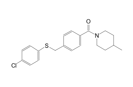 piperidine, 1-[4-[[(4-chlorophenyl)thio]methyl]benzoyl]-4-methyl-
