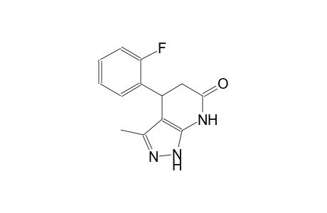 6H-pyrazolo[3,4-b]pyridin-6-one, 4-(2-fluorophenyl)-1,4,5,7-tetrahydro-3-methyl-
