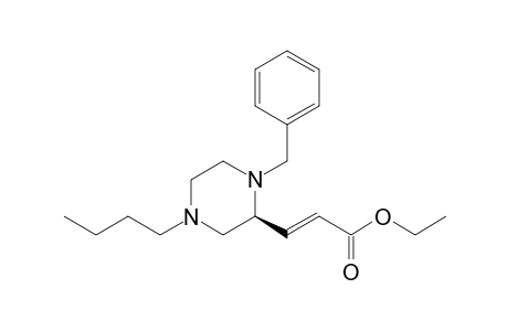(E)-3-[(2S)-1-benzyl-4-butyl-piperazin-2-yl]acrylic acid ethyl ester