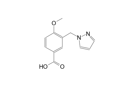 benzoic acid, 4-methoxy-3-(1H-pyrazol-1-ylmethyl)-
