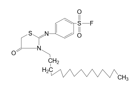 N-(3-HEXADECYL-4-OXO-2-THIAZOLIDINYLIDENE)SULFANILYL FLUORIDE