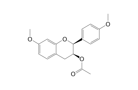 (2S,3S)-cis-7,4'-Dimethoxy-3-O-acetylflavan