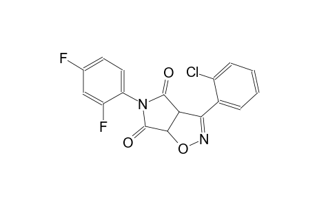 3aH-pyrrolo[3,4-d]isoxazole-4,6(5H,6aH)-dione, 3-(2-chlorophenyl)-5-(2,4-difluorophenyl)-