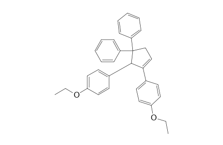 1,2-bis(p-Ethoxyphenyl)-3,3-diphenylcyclopent-5(1)-ene