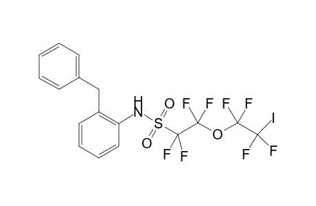 N-(5'-Iodo-3'-oxaoctafluoropentyl)sulfonyl-2-benzylaniline