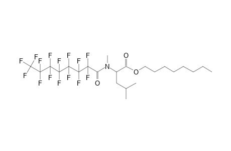 L-Leucine, N-methyl-N-pentadecafluorocarbonyl-, octyl ester