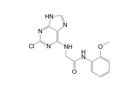 acetamide, 2-[(2-chloro-9H-purin-6-yl)amino]-N-(2-methoxyphenyl)-