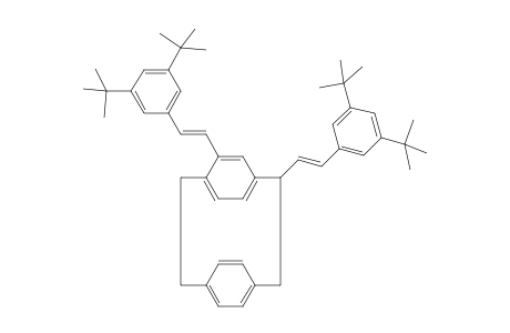 Tricyclo[8.2.2.24,7]hexadeca-4,6,10,12,13,15-hexaene, 5,11-bis[2-[3,5-bis(1,1-dimethylethyl)phenyl]ethenyl]-, stereoisomer