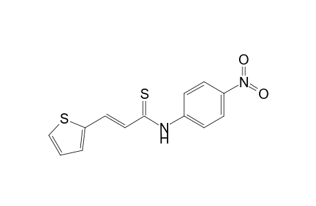 N-(p-Nitrophenyl)-3-(2'-thienyl)-2-propene-thioamide