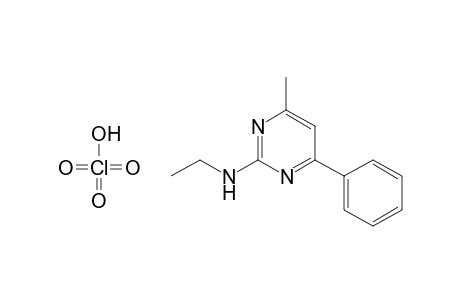 2-(ethylamino)-4-methyl-6-phenylpyrimidine perchlorate