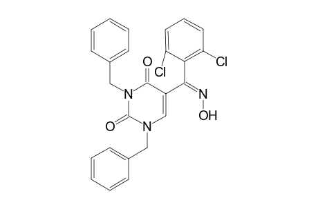 1,3-Dibenzyl-5-(2,6-dichlorobenzoyl)uracil oxime
