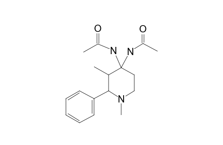 4,4-Diacetamido-1,3-dimethyl-2-phenylpiperidine