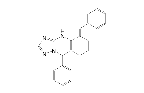 (5E)-5-benzylidene-9-phenyl-4,5,6,7,8,9-hexahydro[1,2,4]triazolo[5,1-b]quinazoline