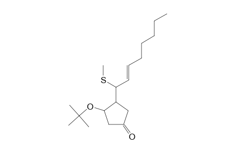 (1'R*,2'E,3R*,4R*)-3-TERT.-BUTOXY-4-[1'-(METHYLTHIO)-OCT-2'-ENYL]-CYCLOPENTANONE