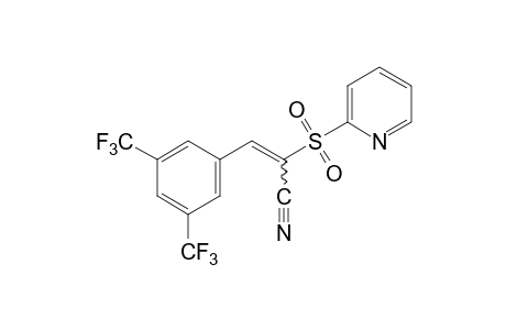 3,5-bis(trifluoromethyl)-alpha-[(2-pyridyl)sulfonyl]cinnamonitrile