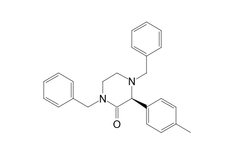 1,4-Dibenzyl-(S)-3-(4-methylphenyl)-2-piperazinone