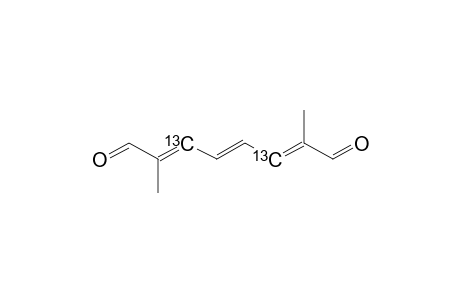 (3,6-(C-13))-2,7-DIMETHYLOCTA-2,4,6-TRIENE-1,8-DIAL