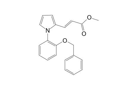 Methyl 3-[N-(2''-benzyloxyphenyl)pyrrol-2'-yl]-propenoate