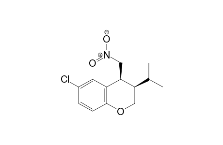 (3R,4S)-6-Chloro-3-isopropyl-4-(nitromethyl)chroman