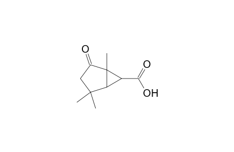 BICYCLO[3.1.0]HEXANE-6-CARBOXYLIC ACID, 1,4,4-TRIMETHYL-2-OXO-, (1alpha,5alpha,6alpha)-(.+-.)-