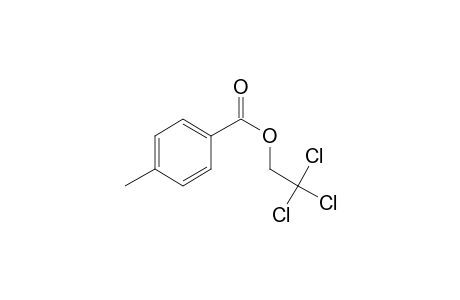 4-Methylbenzoic acid, 2,2,2-trichloroethyl ester