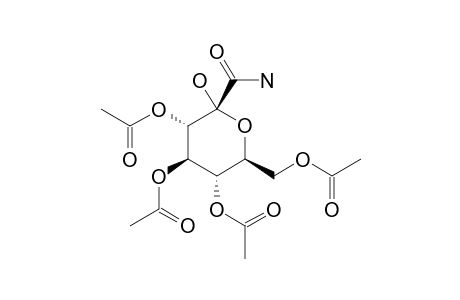 C-(2,3,4,6-TETRA-O-ACETYL-1-HYDROXY-BETA-D-GLUCOPYRANOSYL)-FORMAMIDE