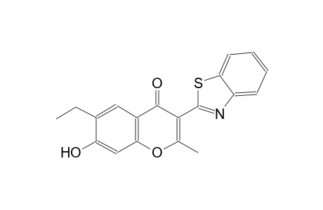 3-(1,3-benzothiazol-2-yl)-6-ethyl-7-hydroxy-2-methyl-4H-chromen-4-one