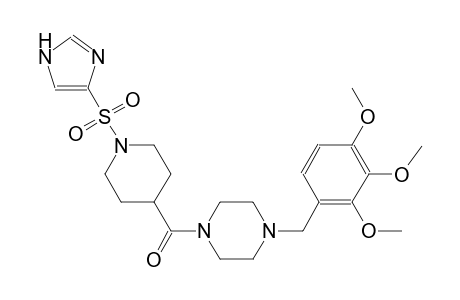 1-{[1-(1H-imidazol-4-ylsulfonyl)-4-piperidinyl]carbonyl}-4-(2,3,4-trimethoxybenzyl)piperazine