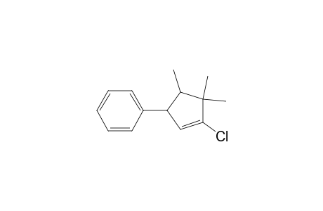 1-Chloro-4,5,5-trimethyl-3-phenylcyclopentene
