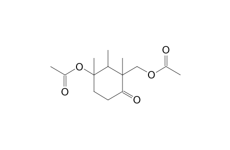 1-Acetoxy-3-acetoxymethyl-1,2,3-trimethylcyclohexan-4-one